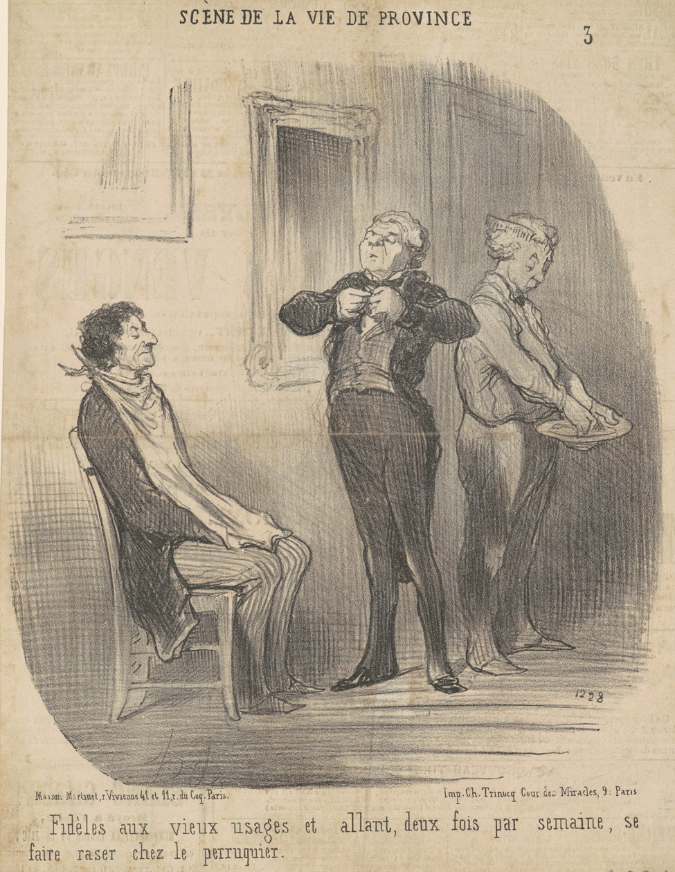 Fedeli alle vecchie usanze da Honoré Daumier