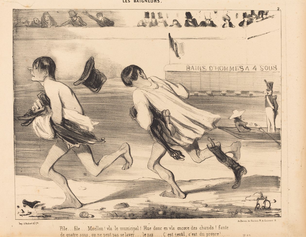 File...Moello! Vla le municipal! da Honoré Daumier