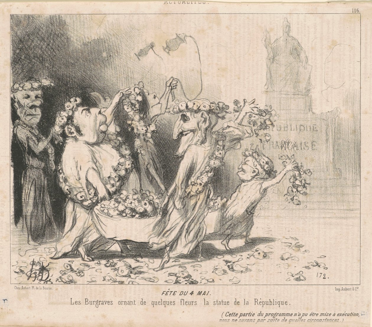 Festa del 4 maggio da Honoré Daumier