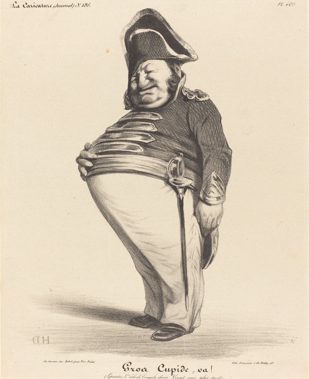 Gros Cupide, va! da Honoré Daumier