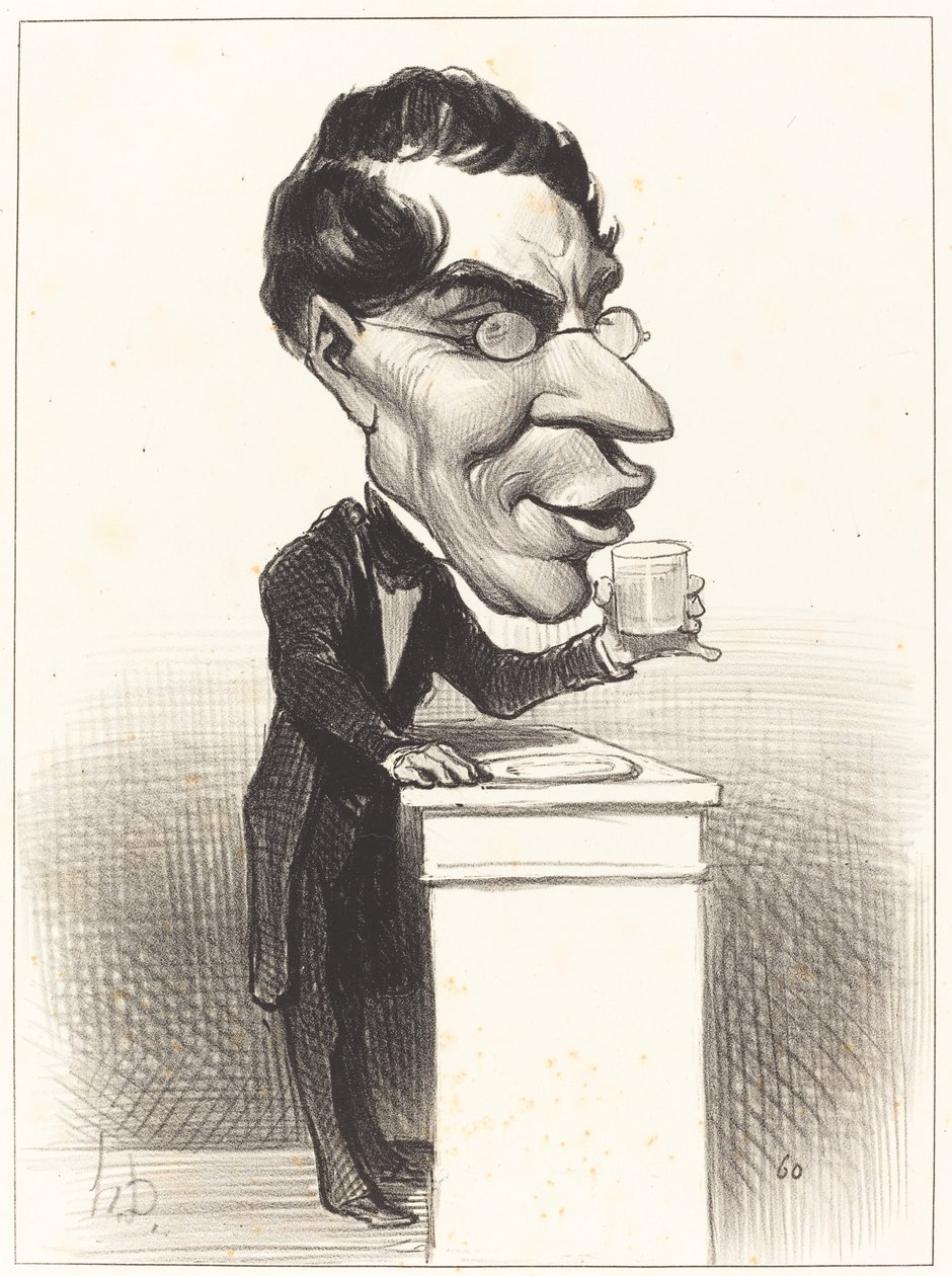 H.M. Augustin Corne da Honoré Daumier