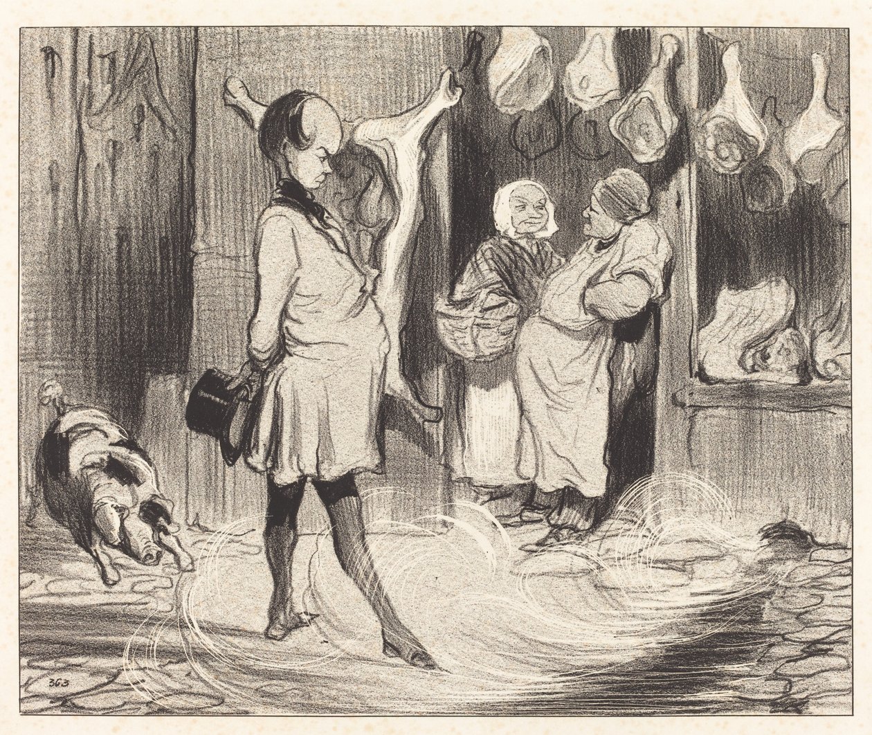Impressioni di viaggio di un grande poeta da Honoré Daumier