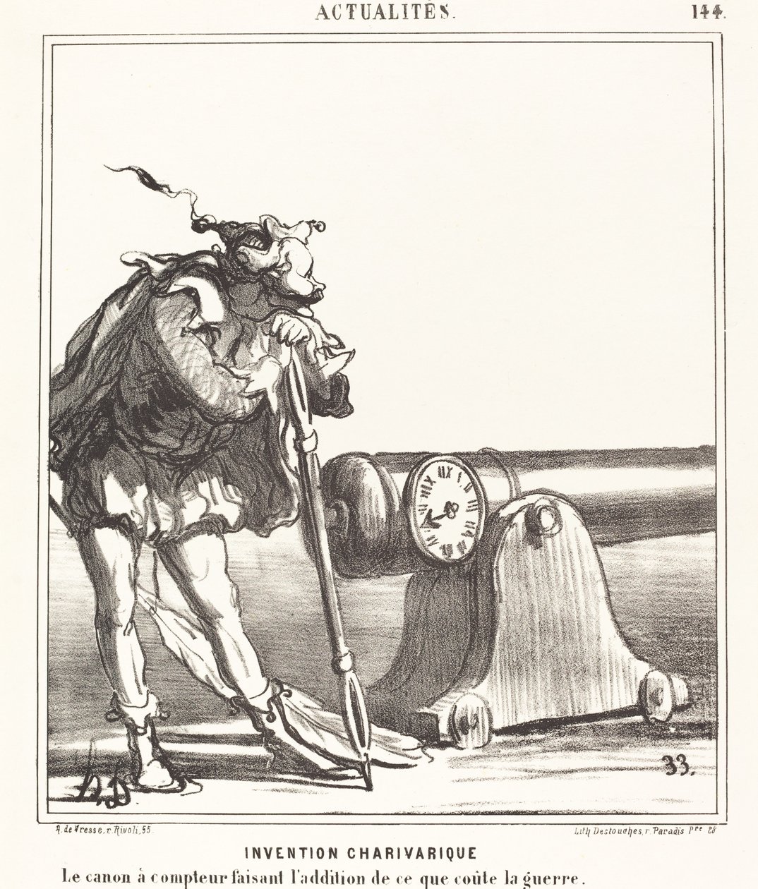 Invenzione charivarique da Honoré Daumier