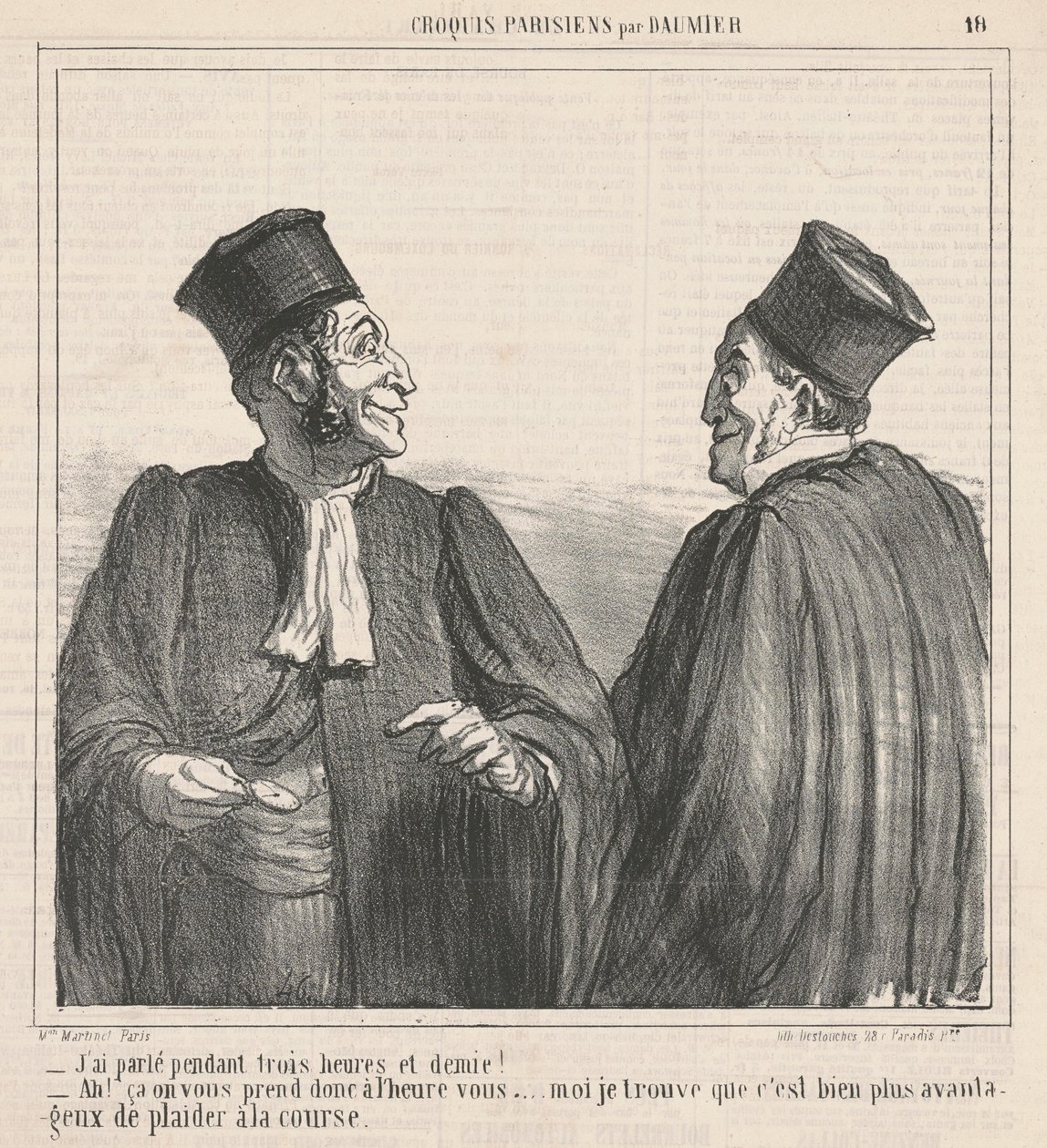 Ho parlato... tre ore e mezza! da Honoré Daumier