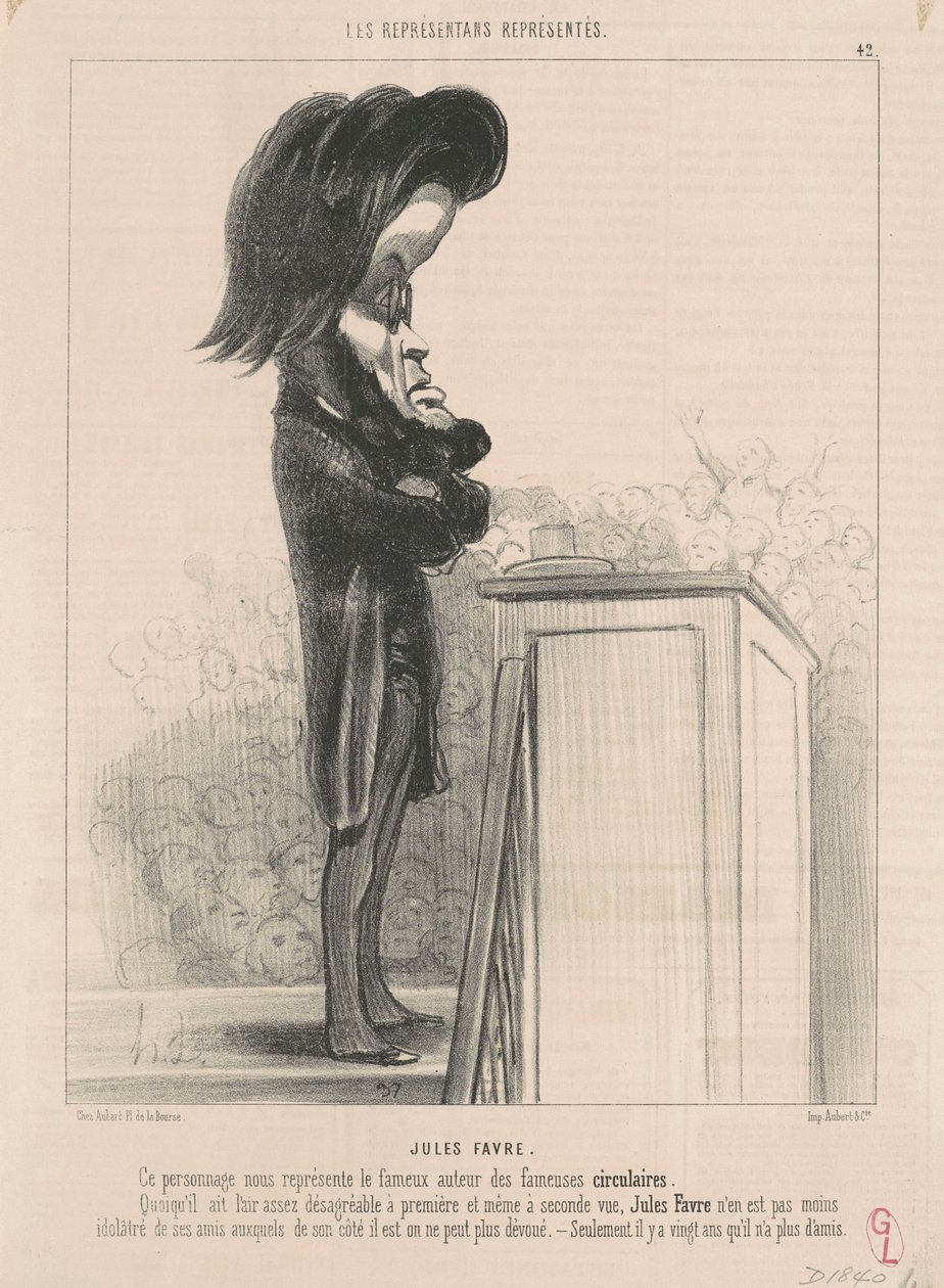 Jules Favre da Honoré Daumier