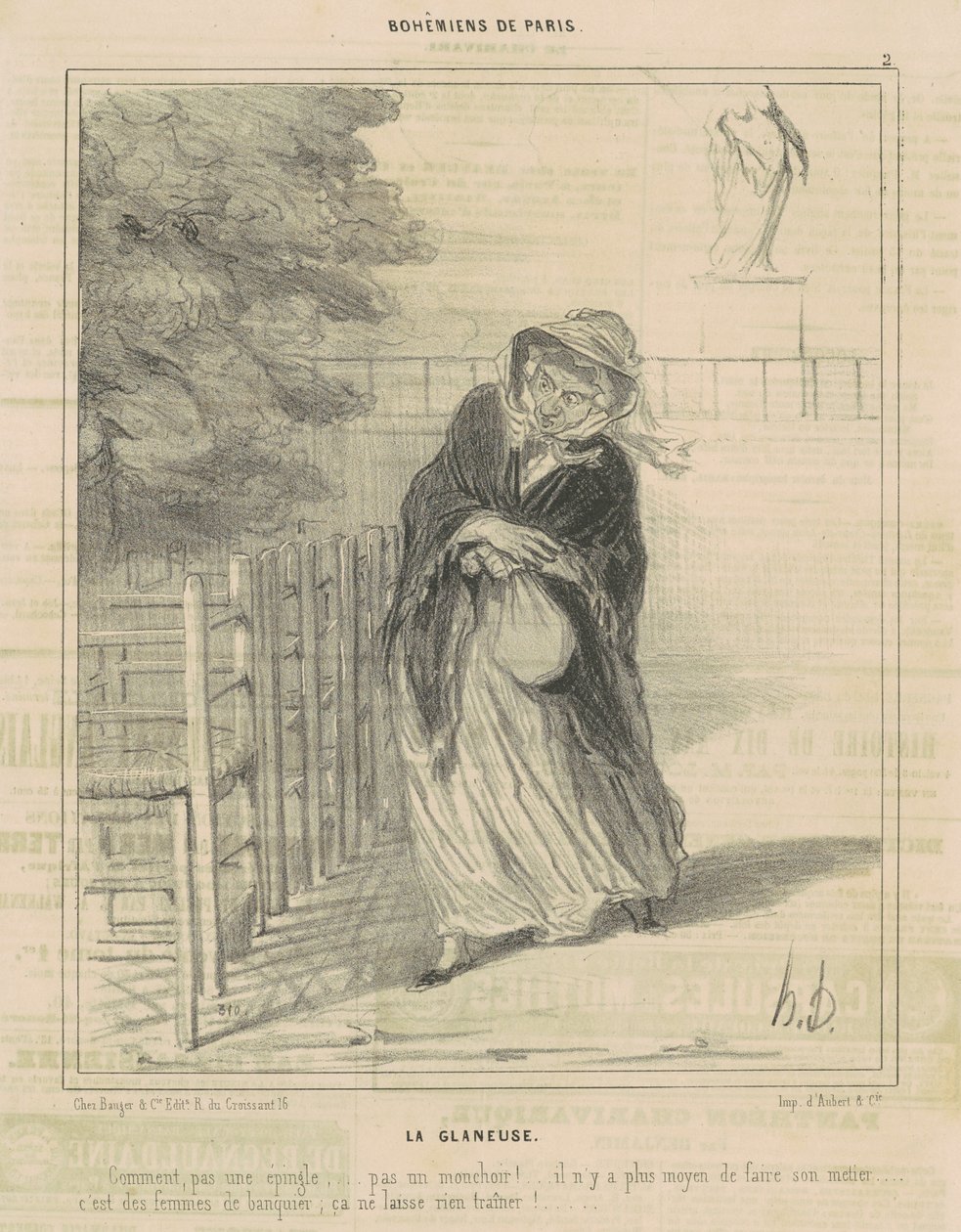 La spigolatrice da Honoré Daumier