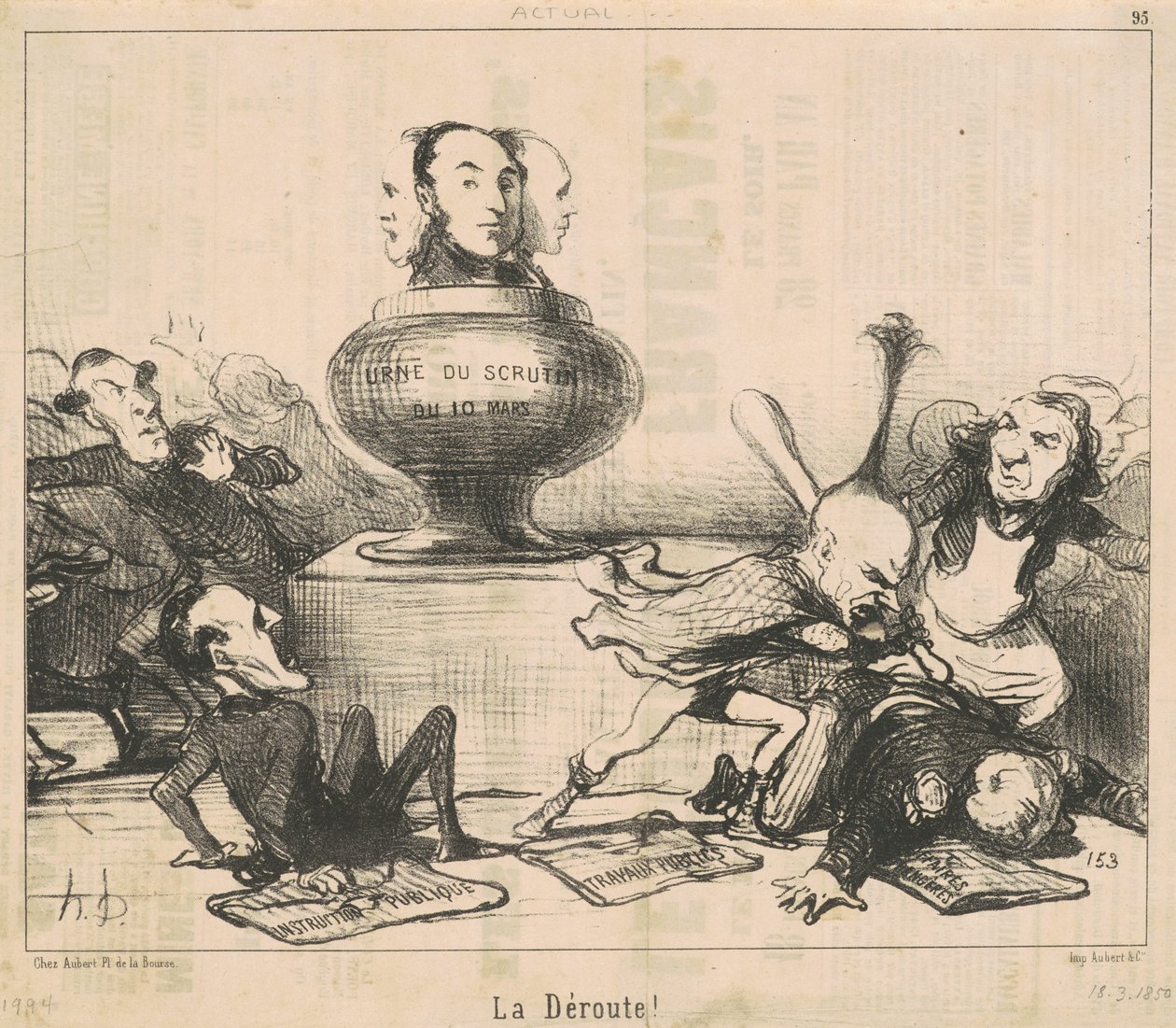La disfatta! da Honoré Daumier
