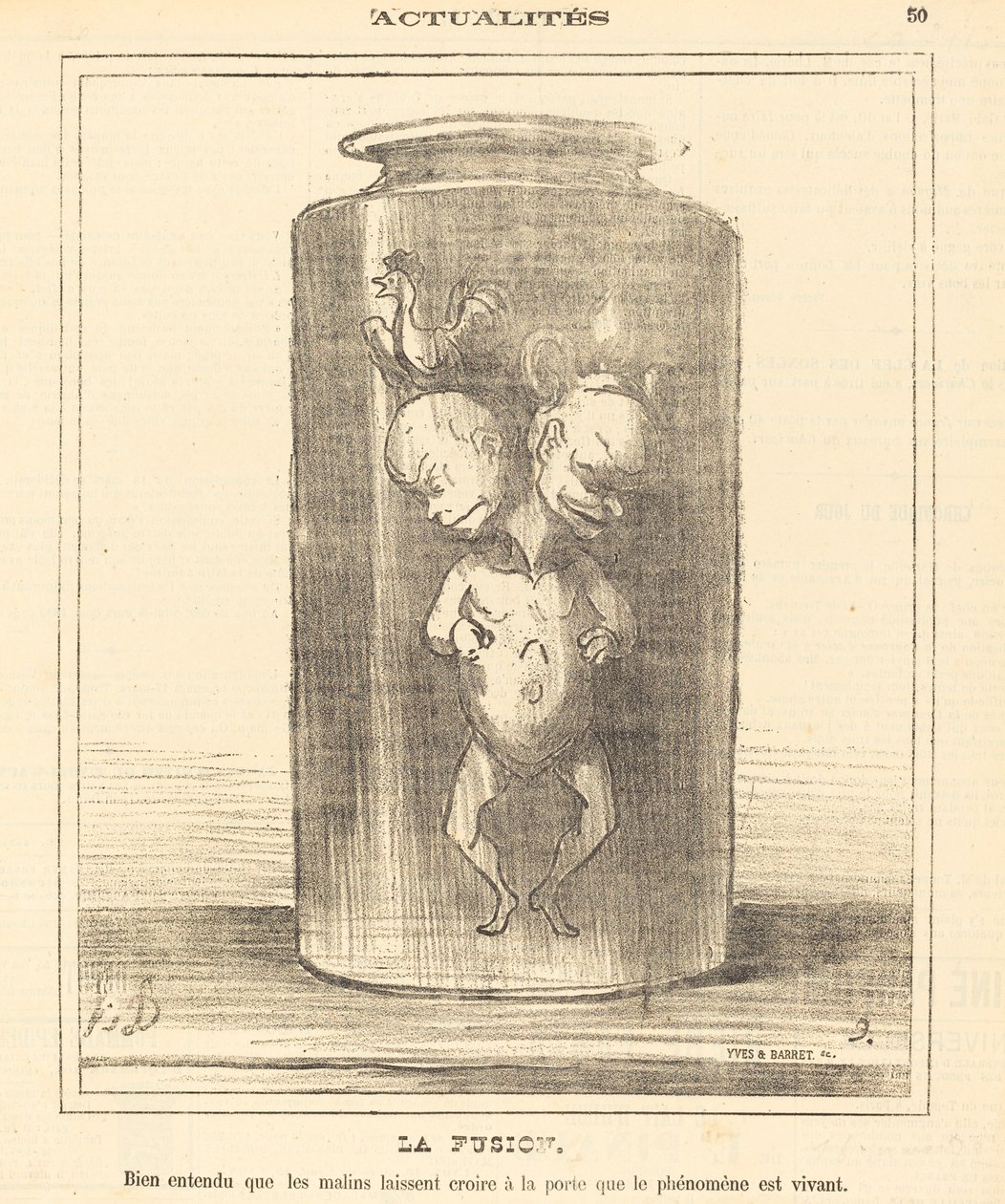 La Fusione da Honoré Daumier