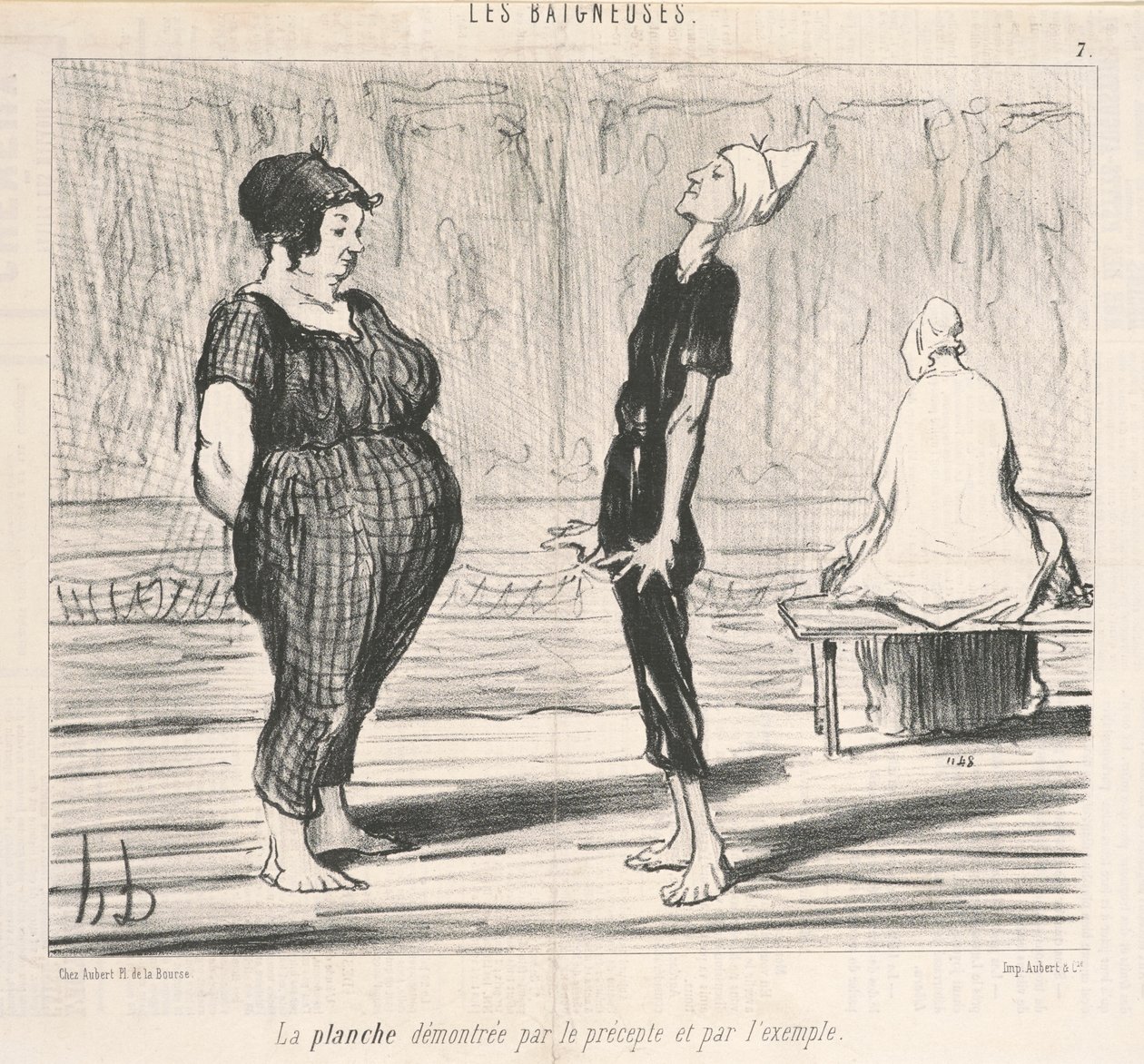La tavola dimostrata dal precetto... da Honoré Daumier