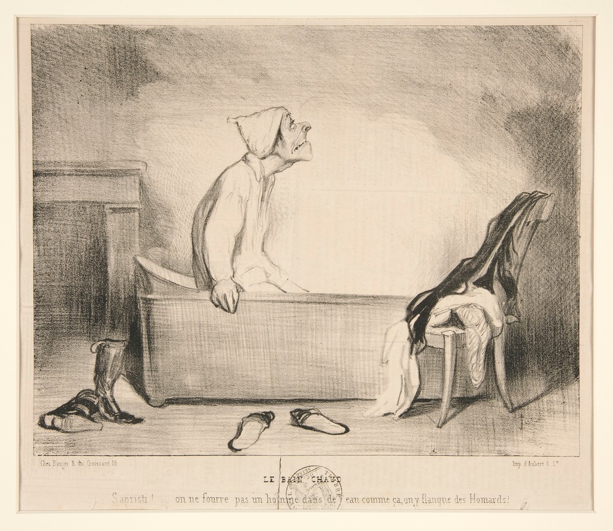 Il Bagno Caldo. Sapristi! da Honoré Daumier