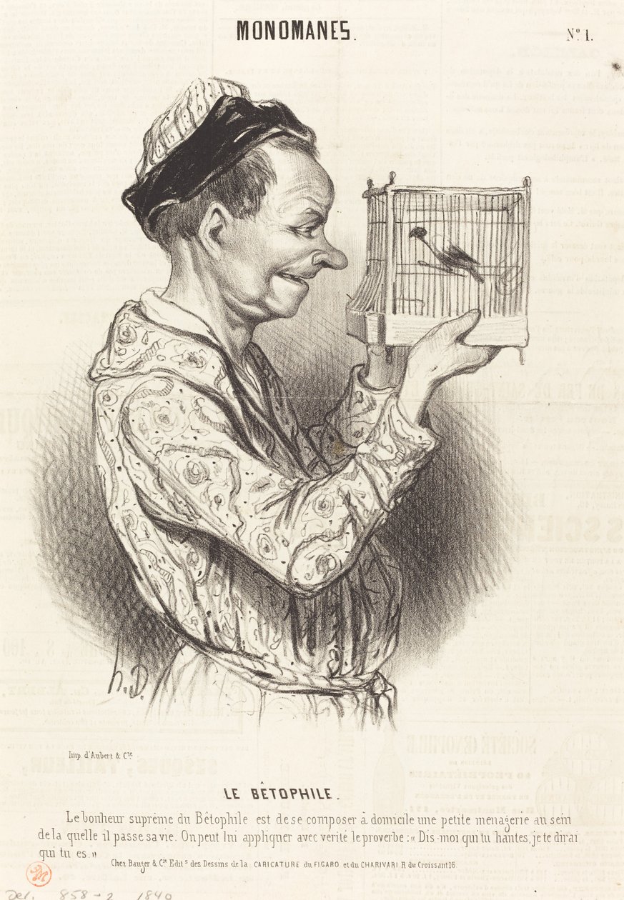 Il Betofilo da Honoré Daumier