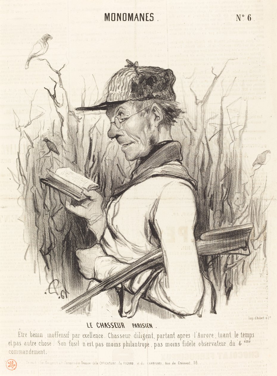 Il cacciatore parigino da Honoré Daumier