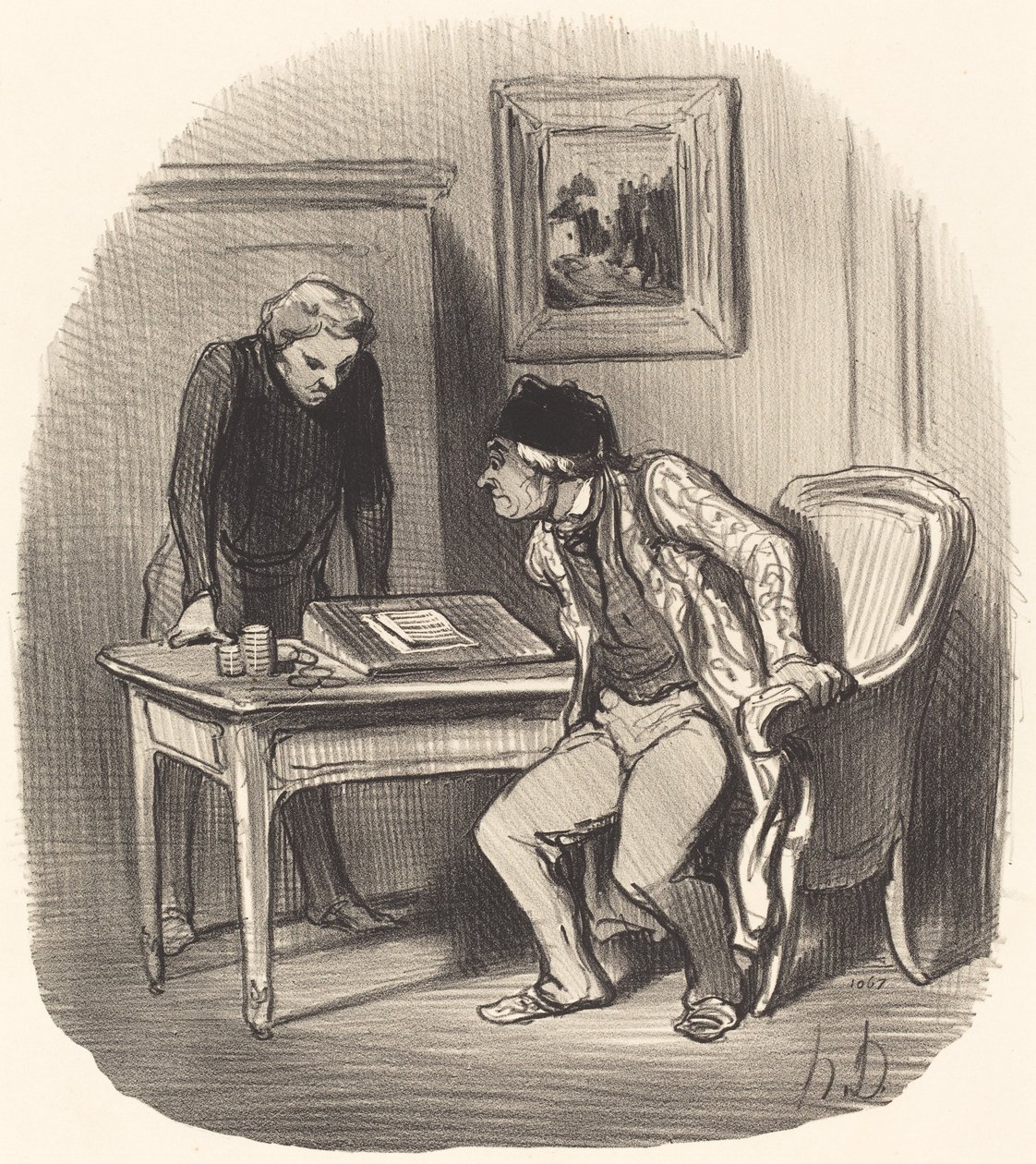 Il conto è esatto?... da Honoré Daumier