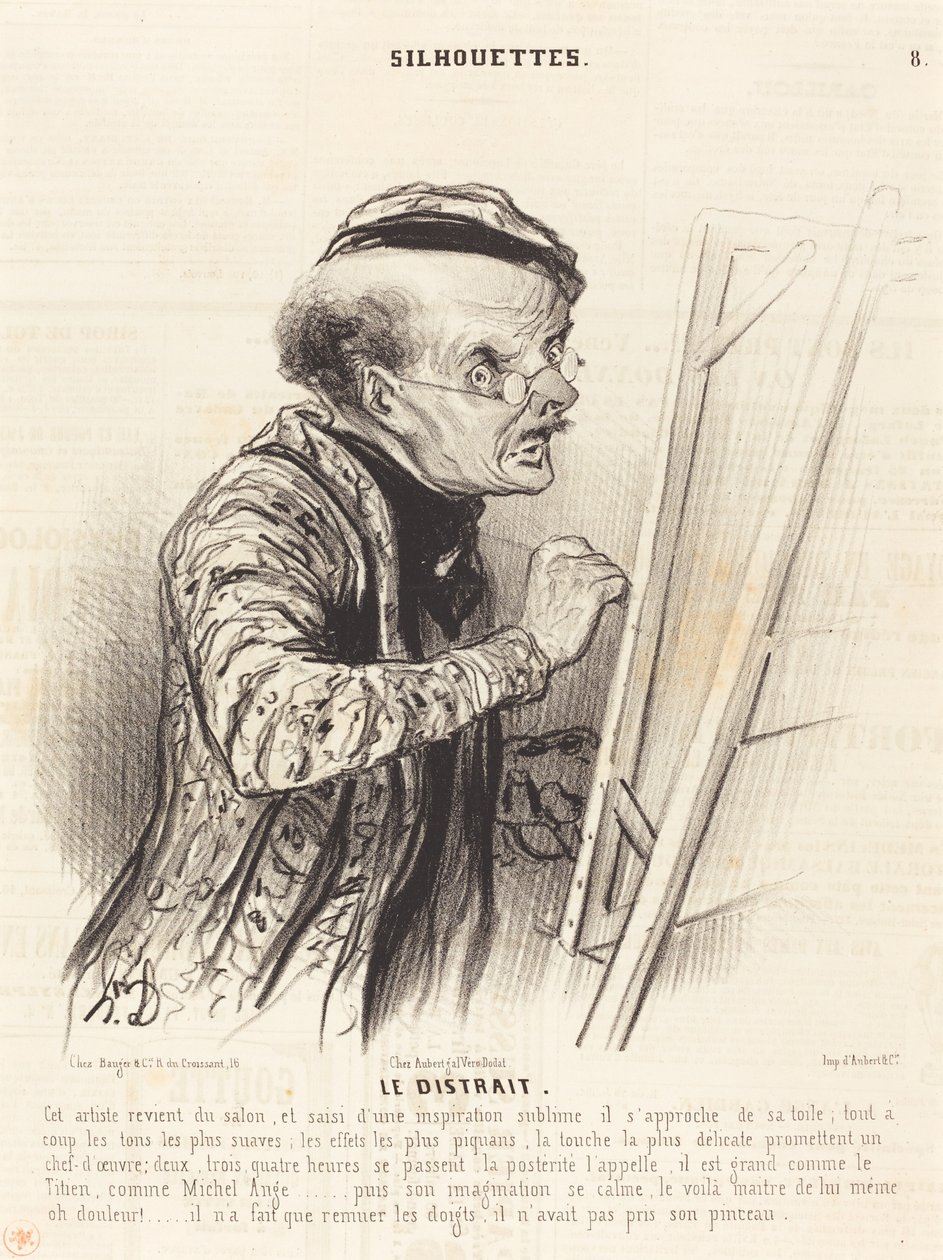 Il distratto da Honoré Daumier
