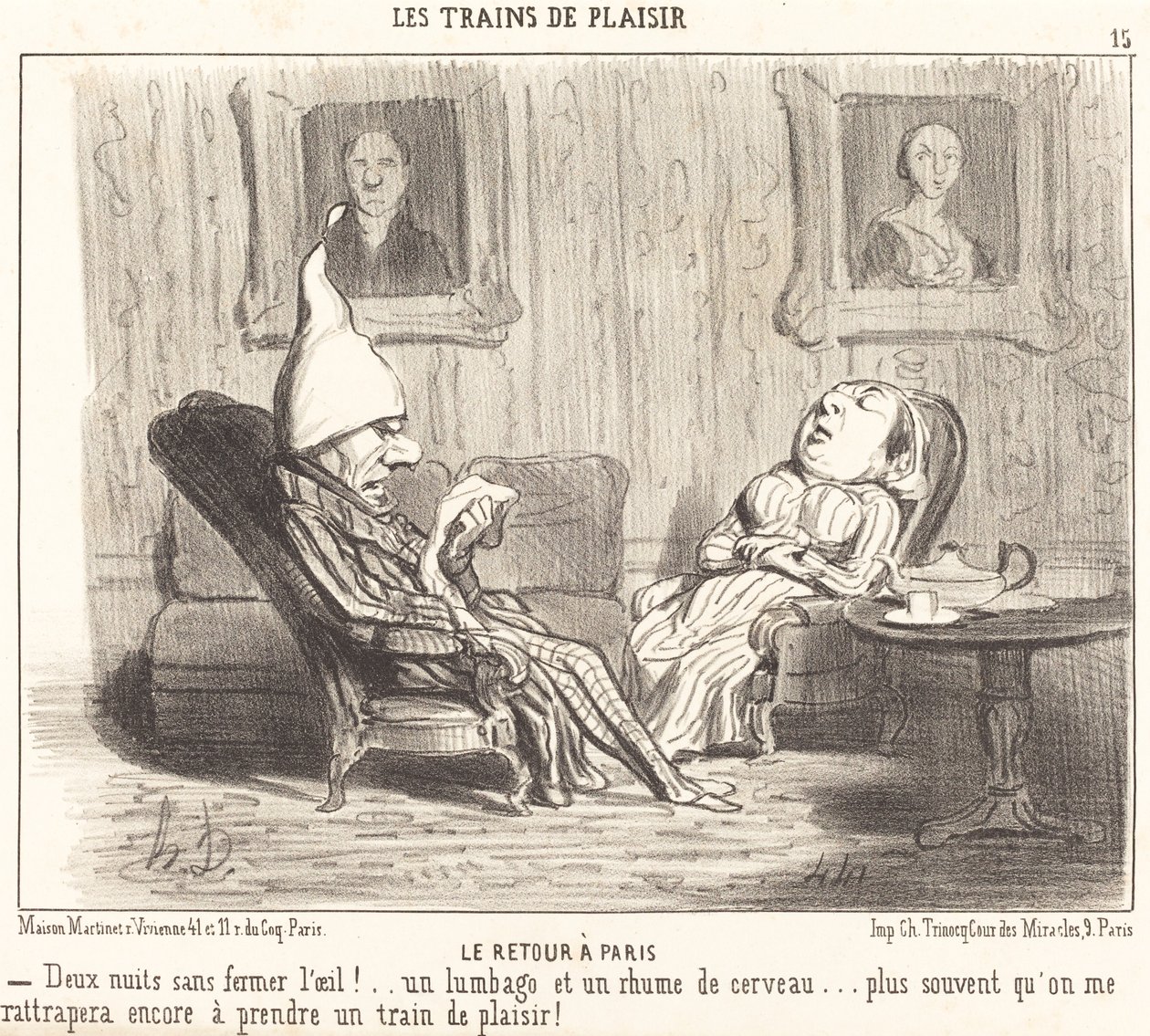 Il ritorno a Parigi da Honoré Daumier