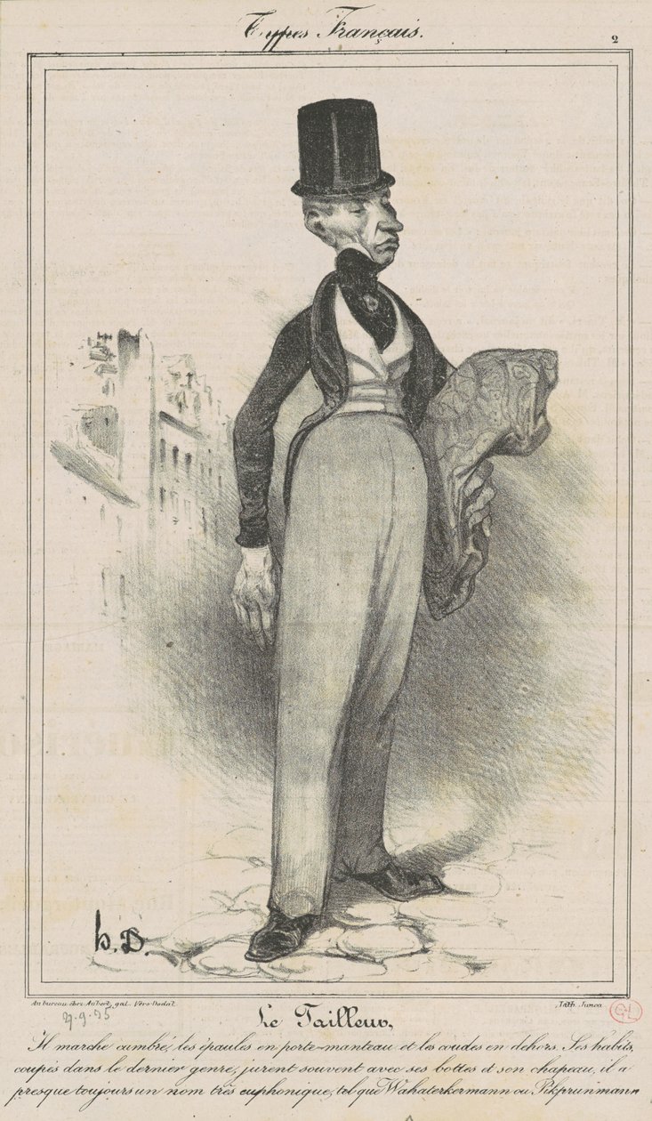 Il Sarto da Honoré Daumier