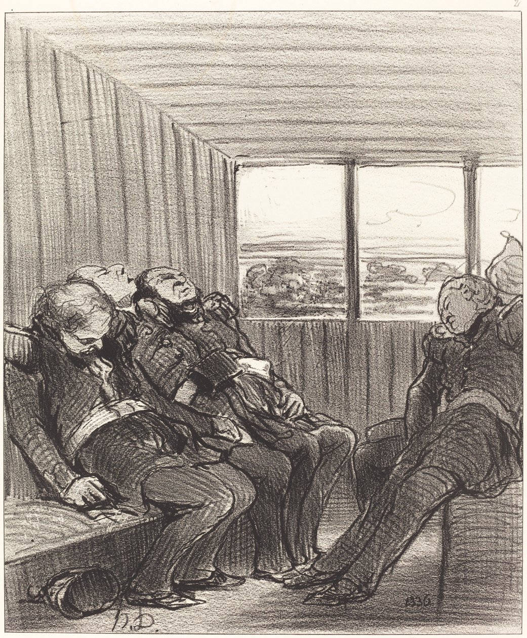 Il viaggio in treno... da Honoré Daumier
