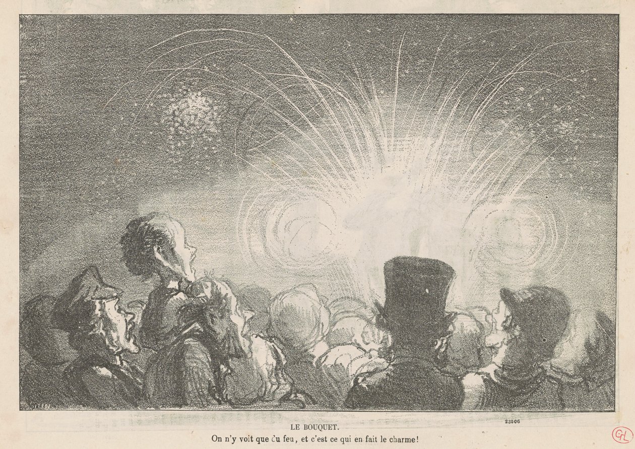 Il bouquet da Honoré Daumier