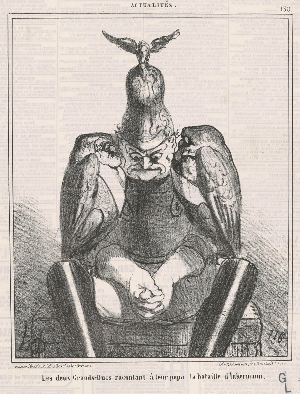 I due grandi duchi raccontano... Inkermann da Honoré Daumier
