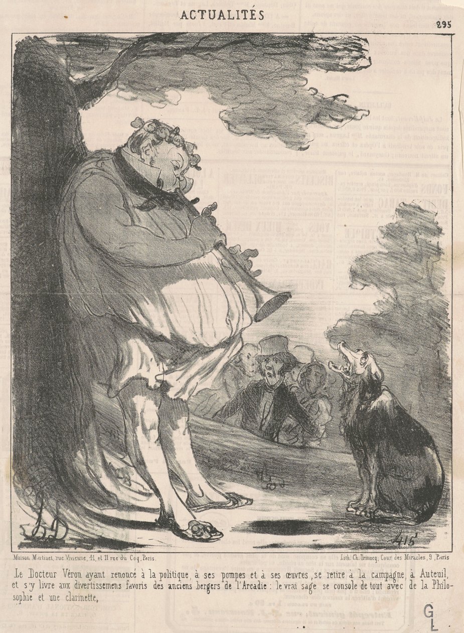 Il dottor Véron... a Auteuil da Honoré Daumier