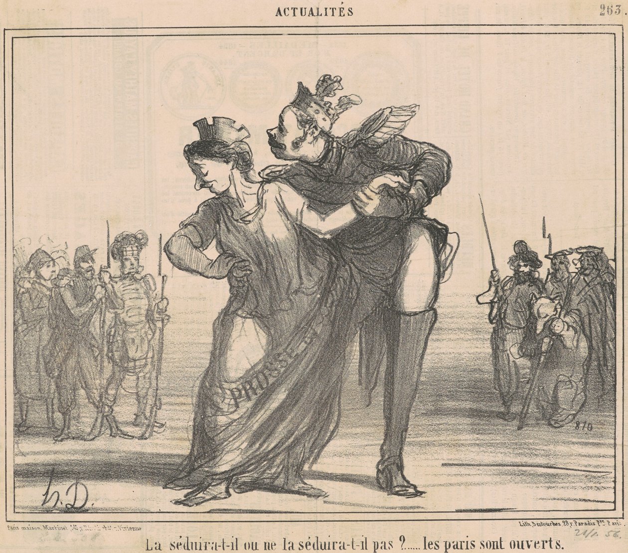 Lo sedurrà? Le scommesse sono aperte da Honoré Daumier
