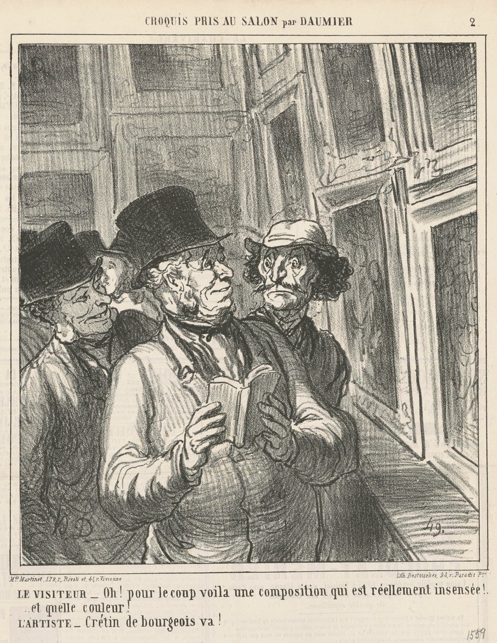 Il visitatore... da Honoré Daumier