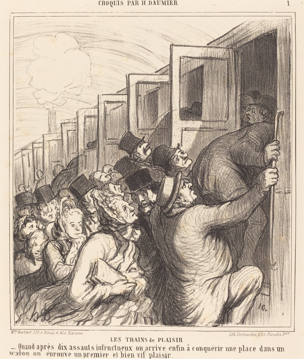 I treni del piacere da Honoré Daumier