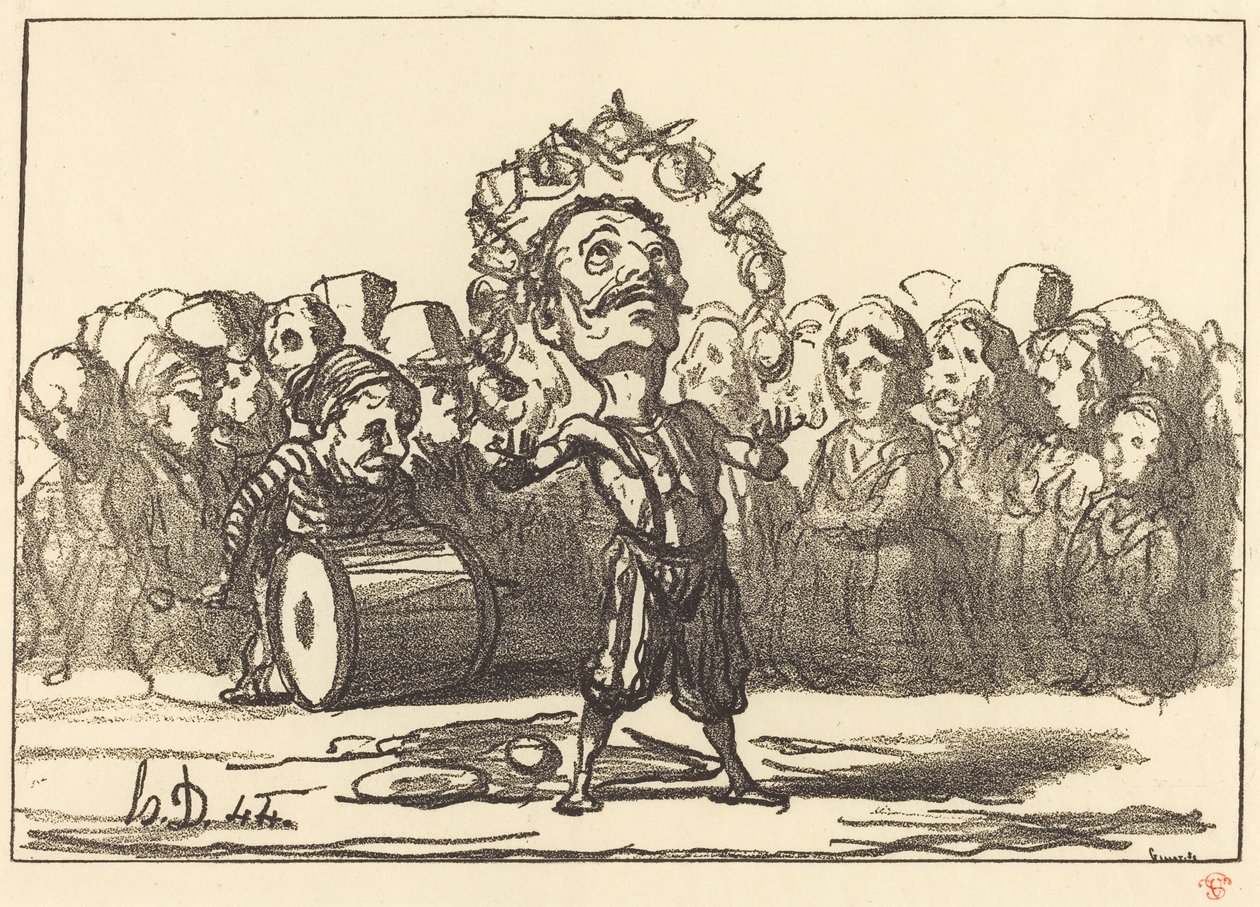 I Saltimbanchi da Honoré Daumier