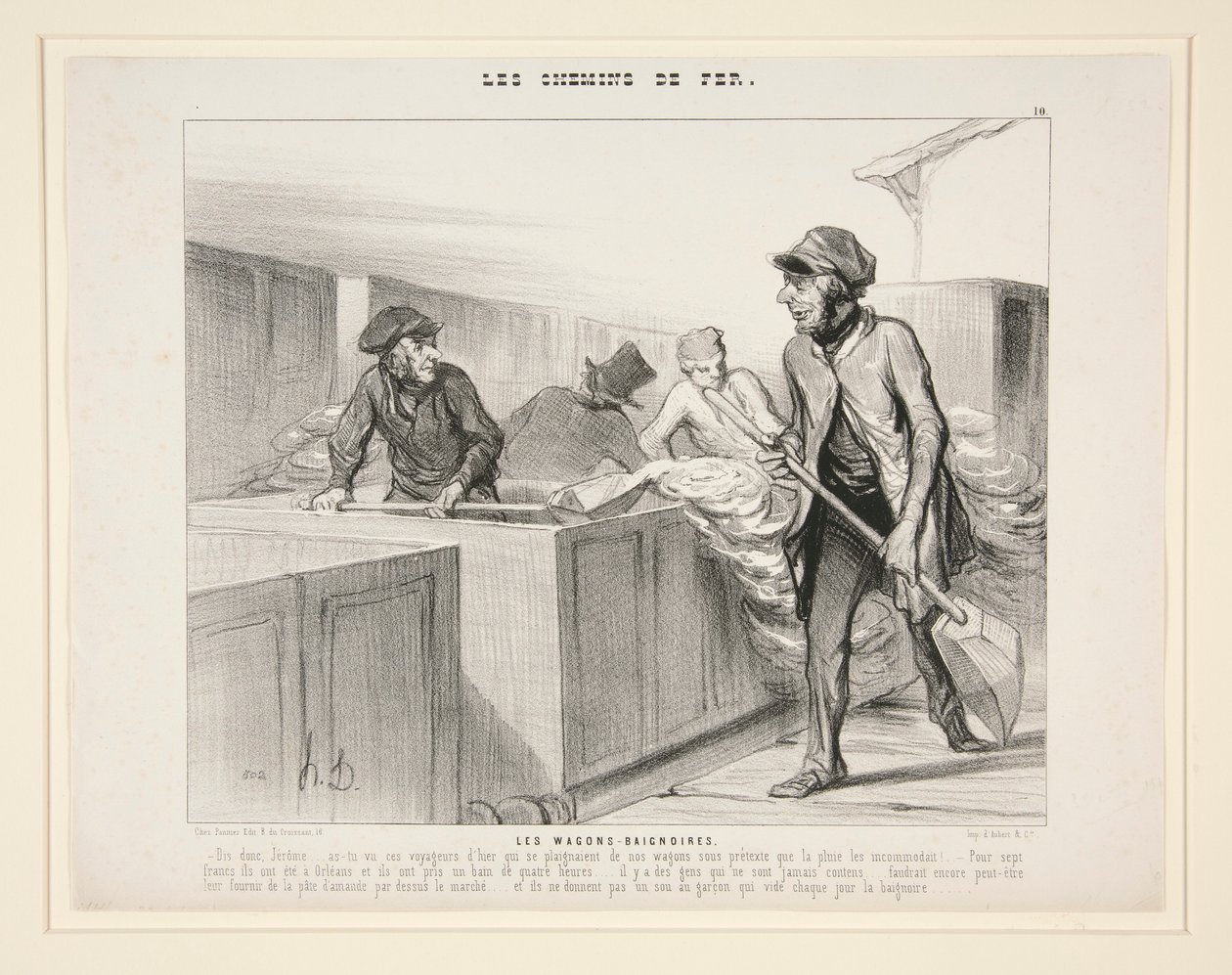 Les wagons-baignoires: Dis donc, Jerome da Honoré Daumier