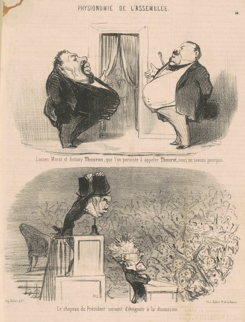 Lucien Murat e Antony Thouron... da Honoré Daumier