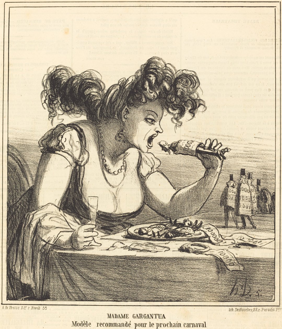 Madame Gargantua da Honoré Daumier