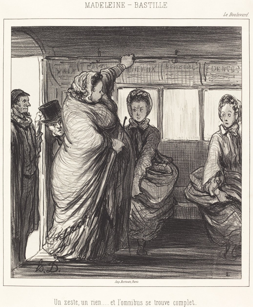 Madeleine-Bastille da Honoré Daumier