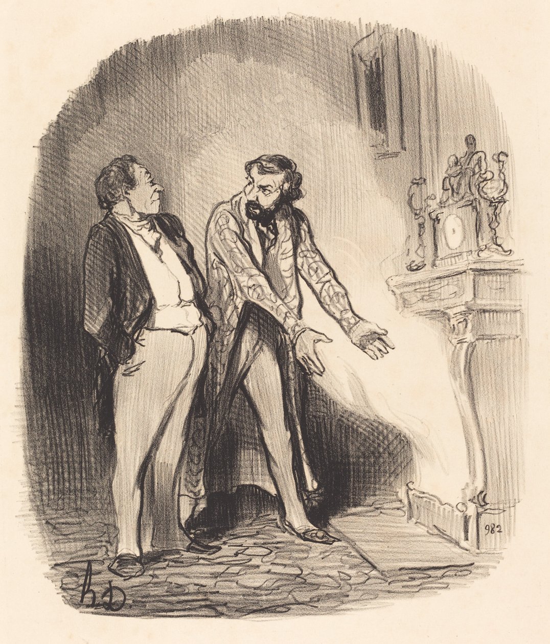 Ma signor proprietario, guardi... da Honoré Daumier