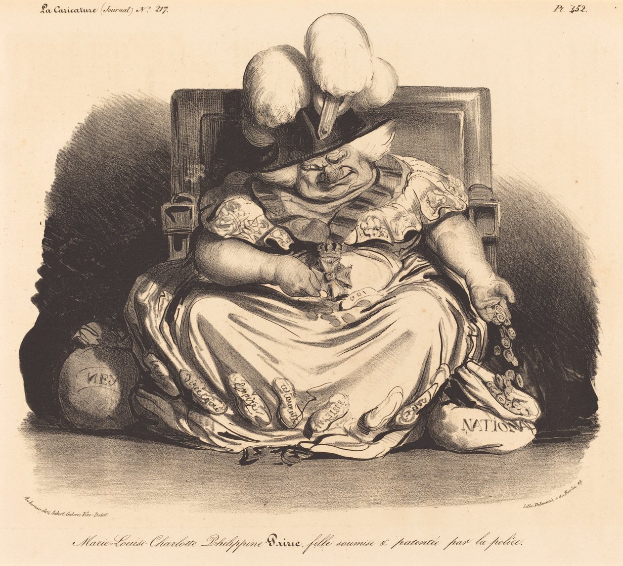 Marie-Louise-Charlotte-Philippinepairie da Honoré Daumier