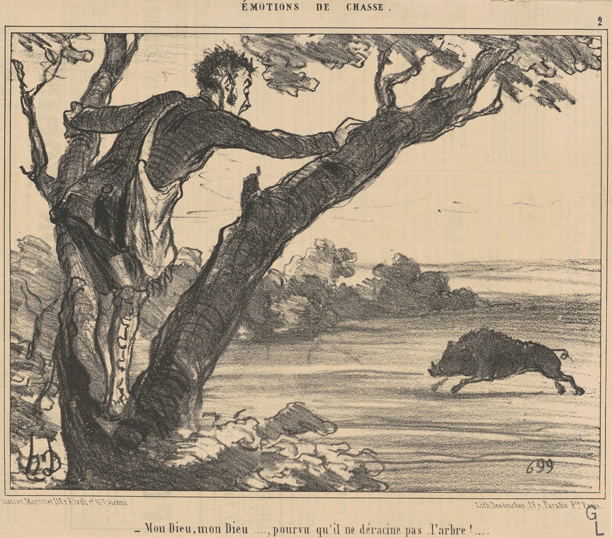 Mio Dio, mio Dio ... purché ... da Honoré Daumier