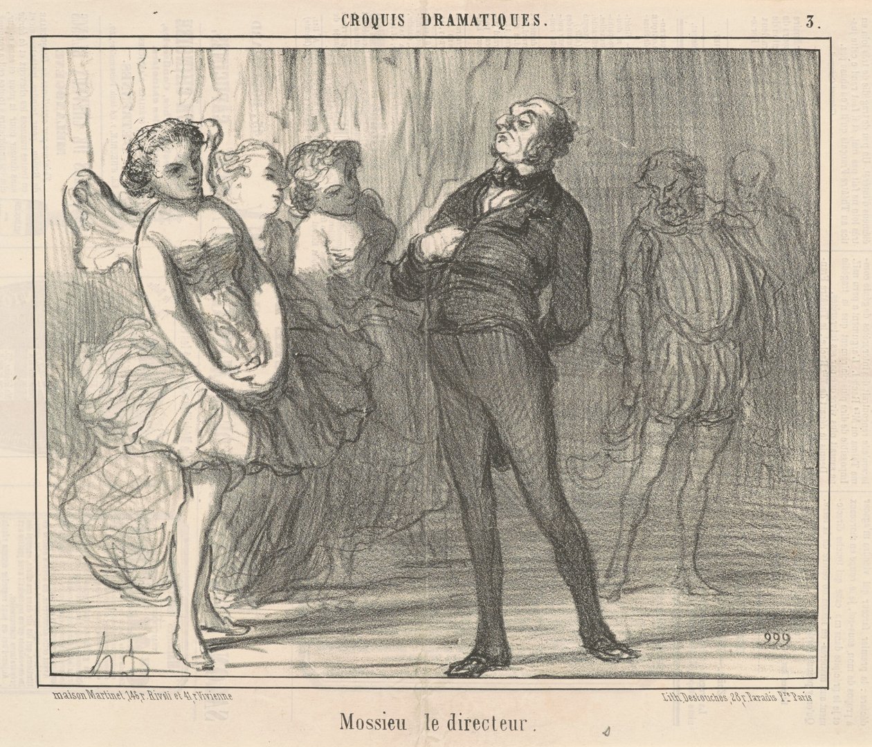 Mossieu la direttore da Honoré Daumier