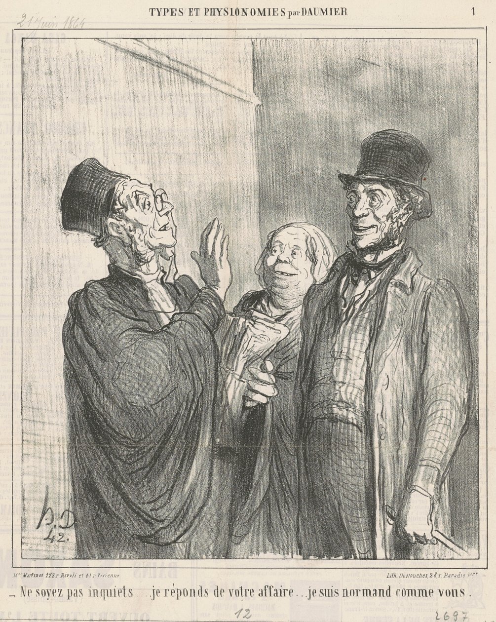 Non siate preoccupati... da Honoré Daumier