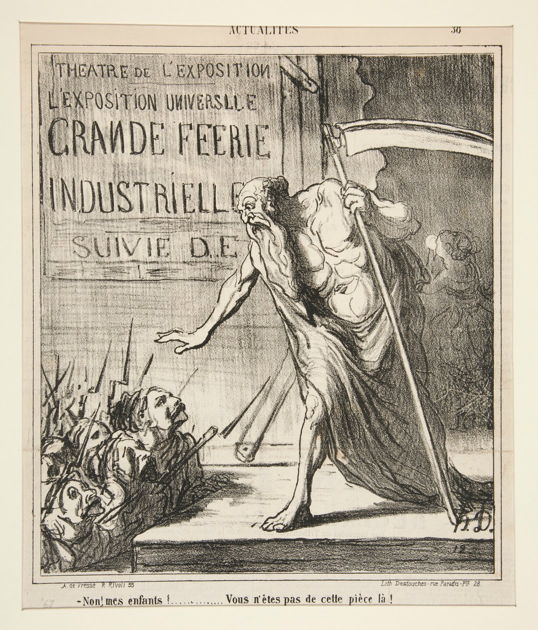 No! miei figli! da Honoré Daumier