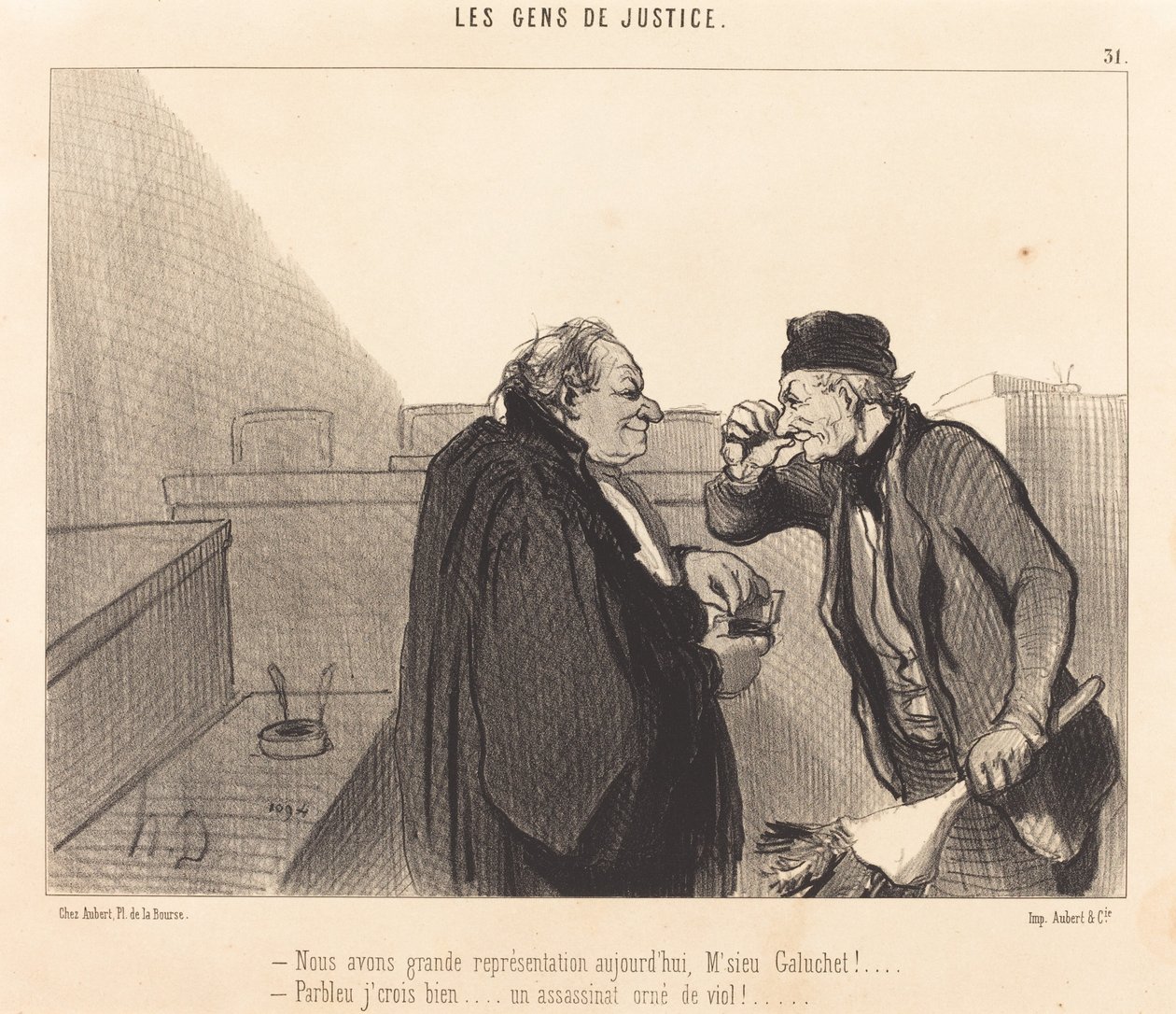 Abbiamo una grande rappresentazione oggi da Honoré Daumier