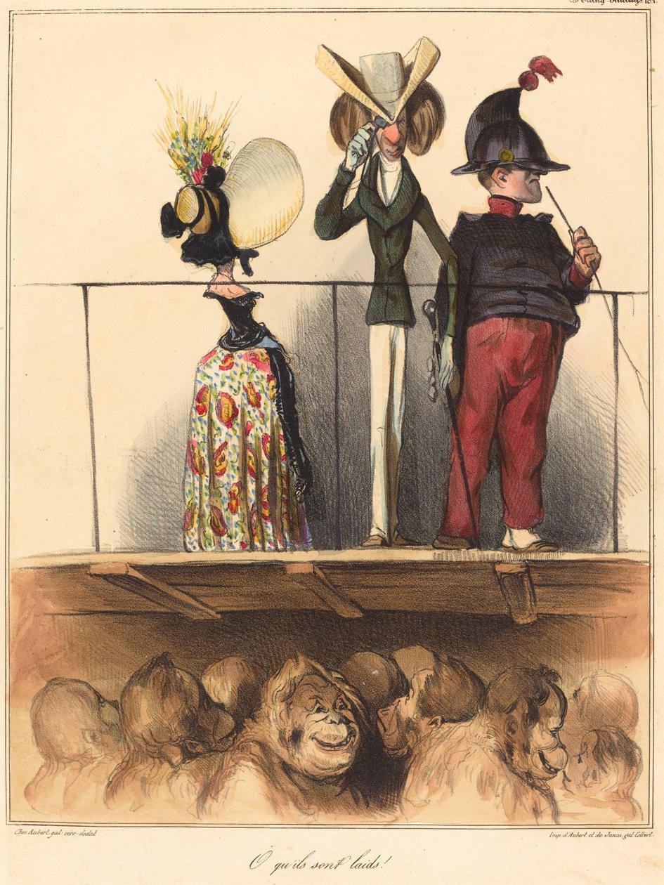 Oh quanto sono brutti! da Honoré Daumier