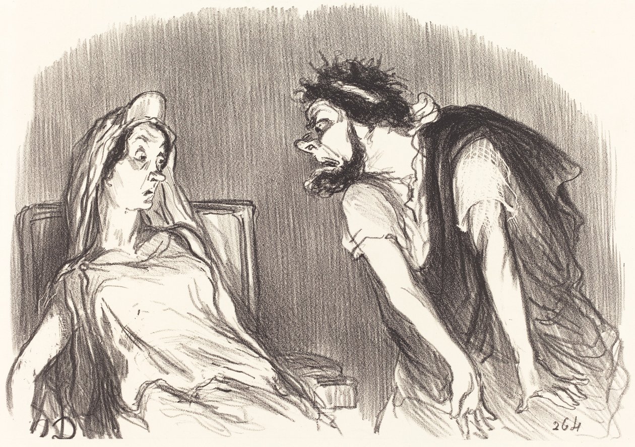 Edipo da Honoré Daumier