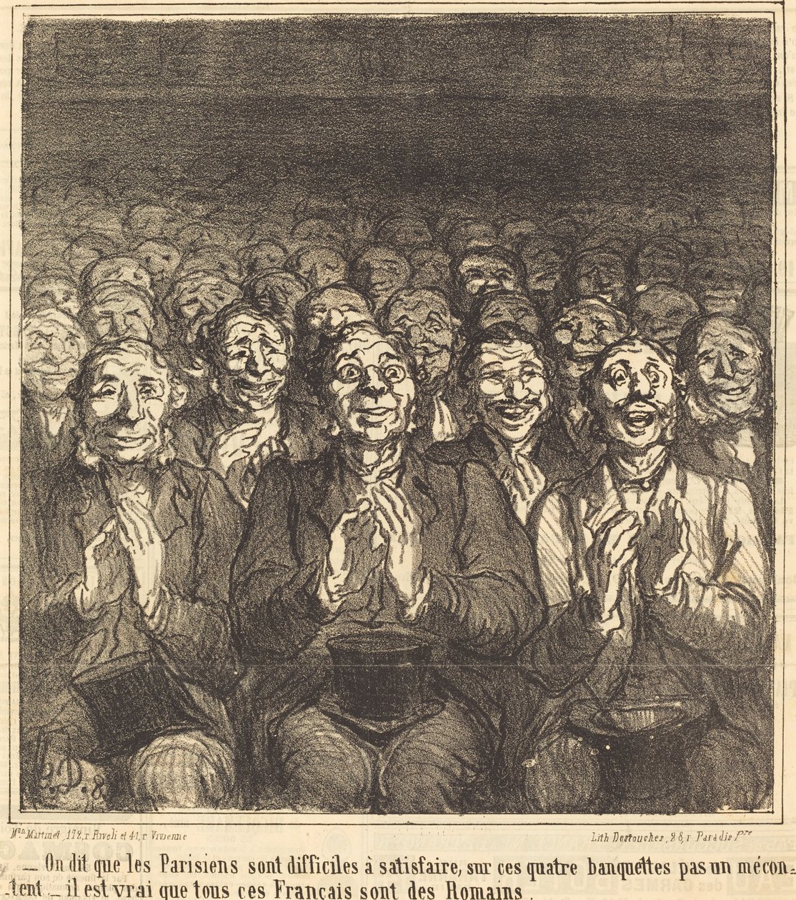 Si dice che i parigini... da Honoré Daumier