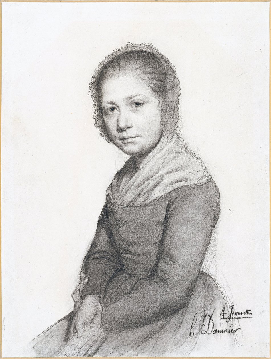 Ritratto di una ragazza (Jeannette) da Honoré Daumier