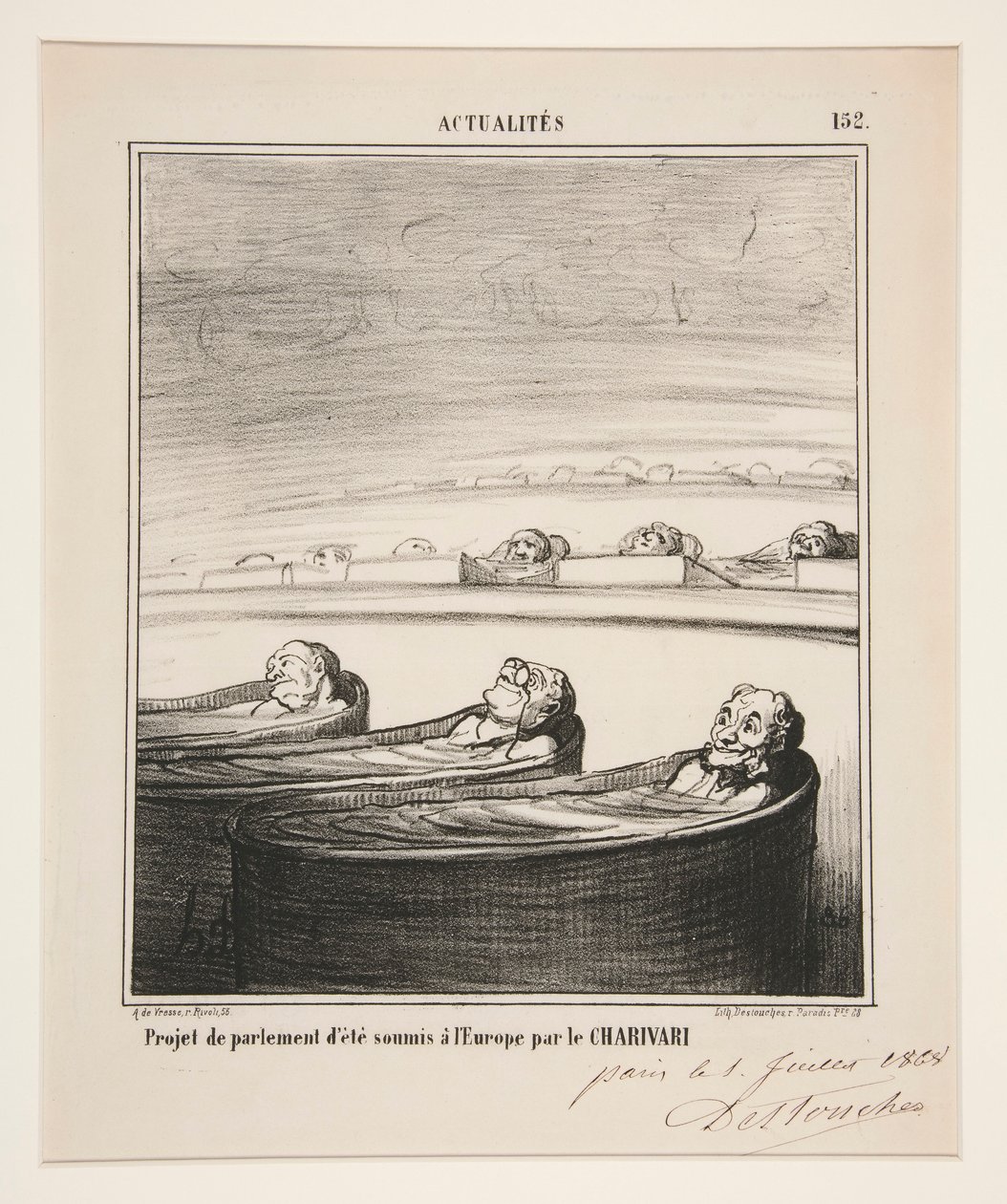 Progetto di parlamento di da Honoré Daumier