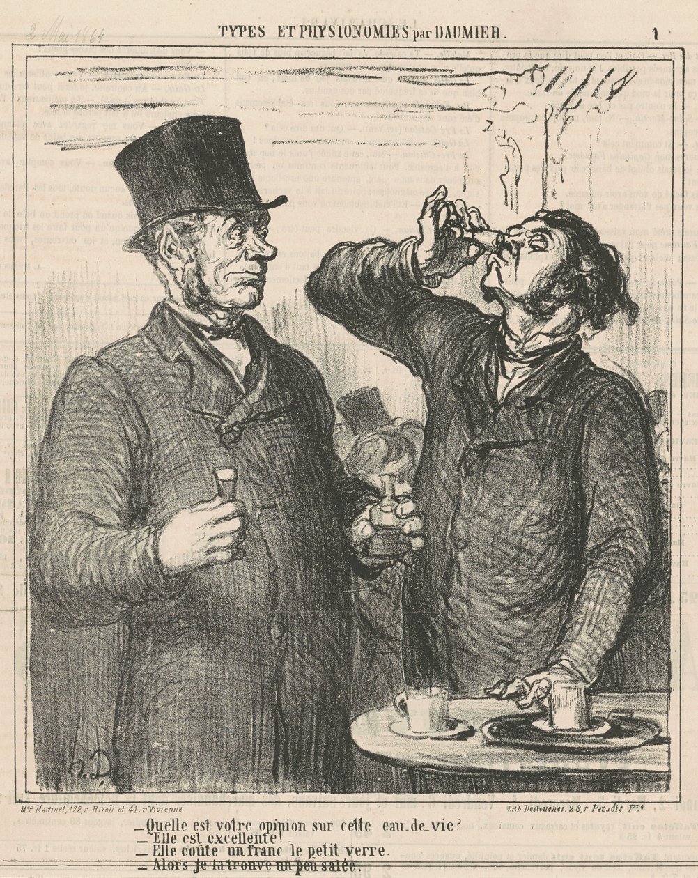 Qual è la vostra opinione su... da Honoré Daumier