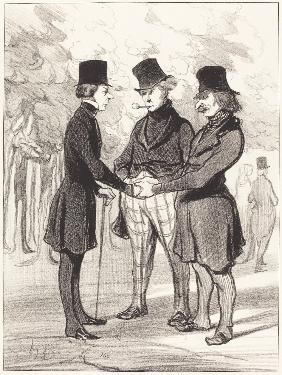 Che felice incontro!... È... da Honoré Daumier