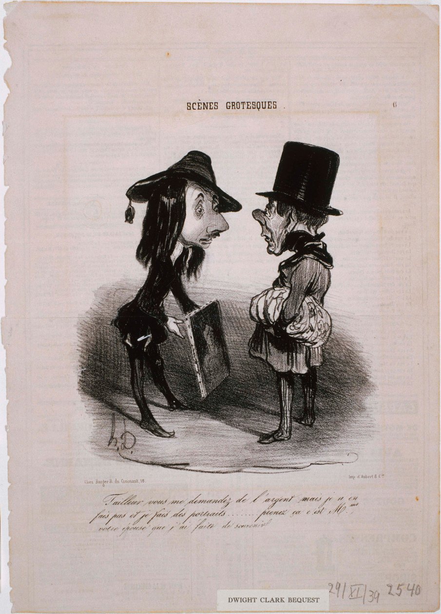 Scene Grottesche- Sarto... Prendi questo da Honoré Daumier