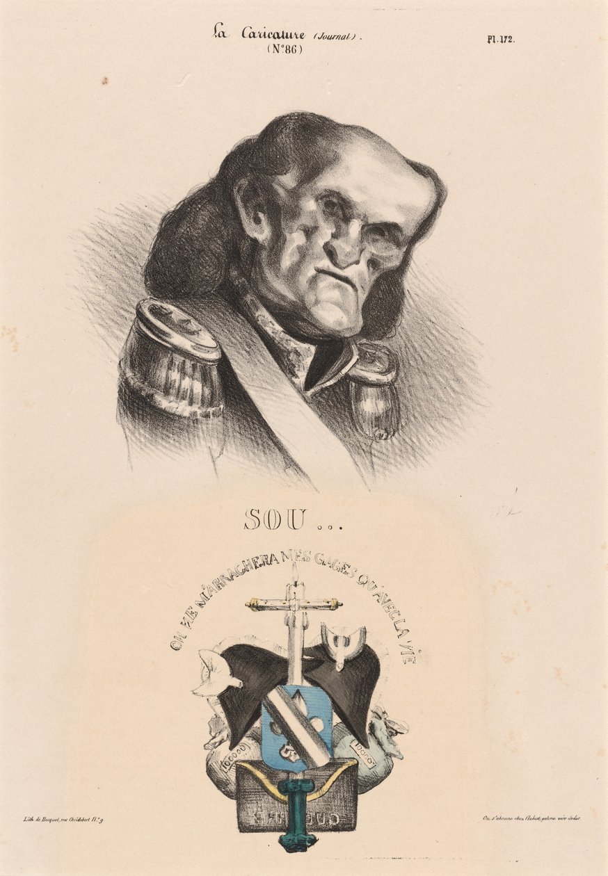 Soult (Maresciallo) da Honoré Daumier
