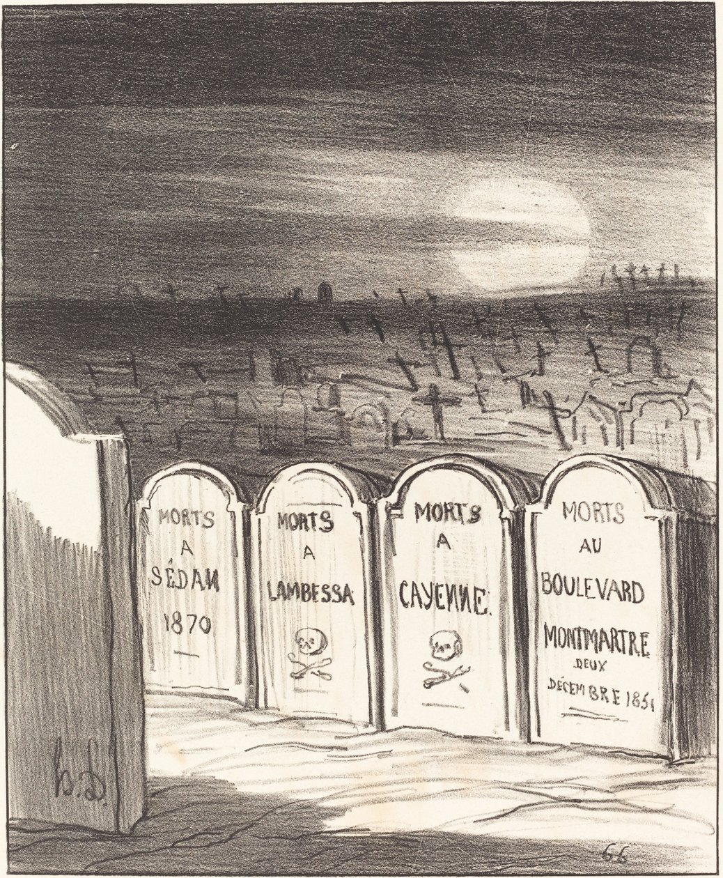 Piazza Napoleone da Honoré Daumier