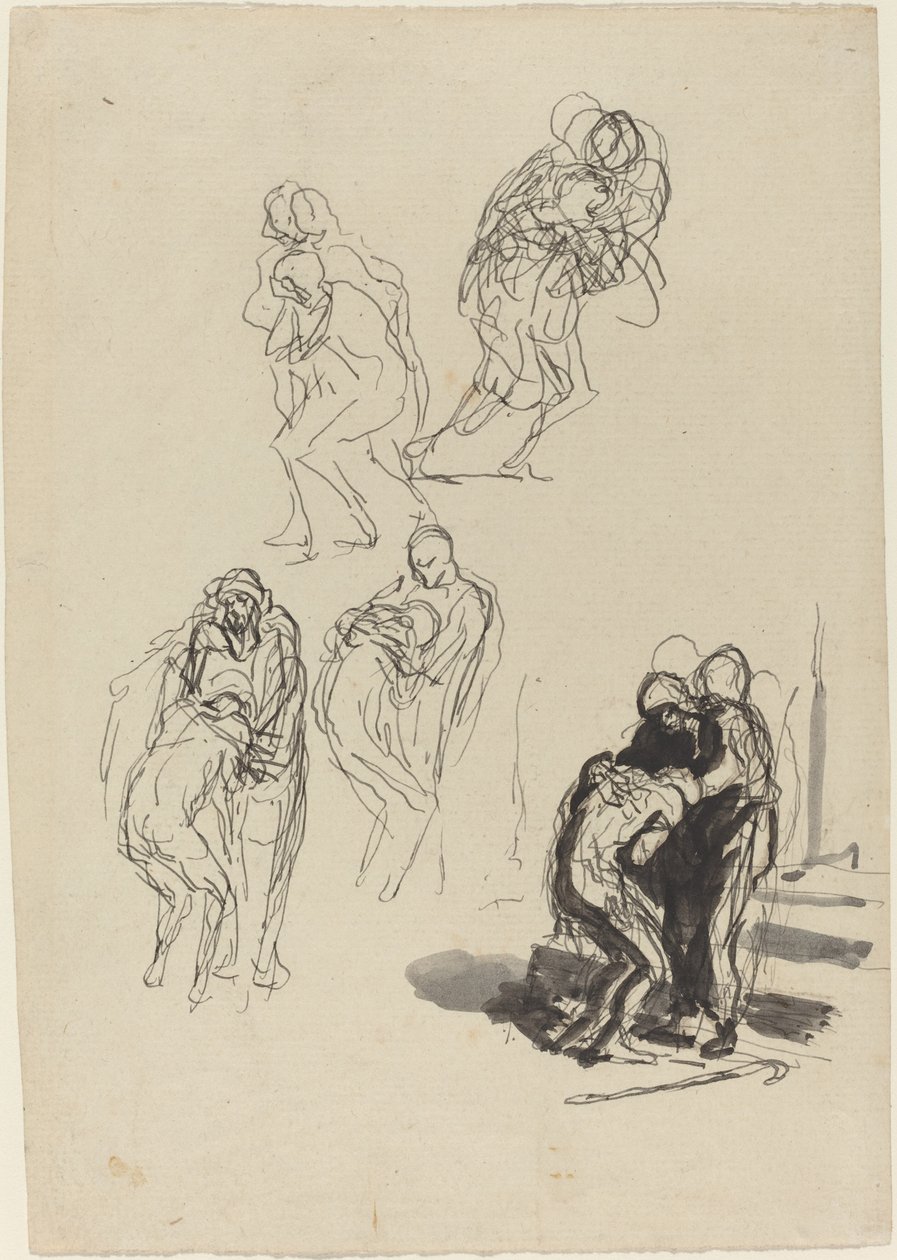 Il figliol prodigo da Honoré Daumier